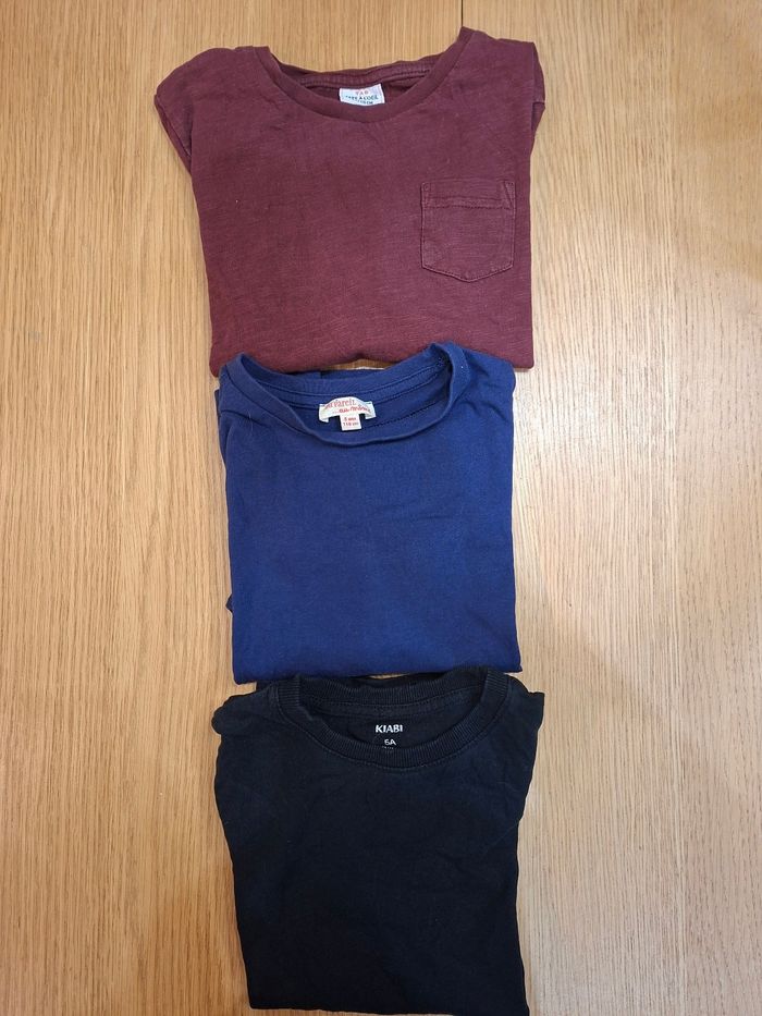 Lot 3 t-shirts ML 5 ans