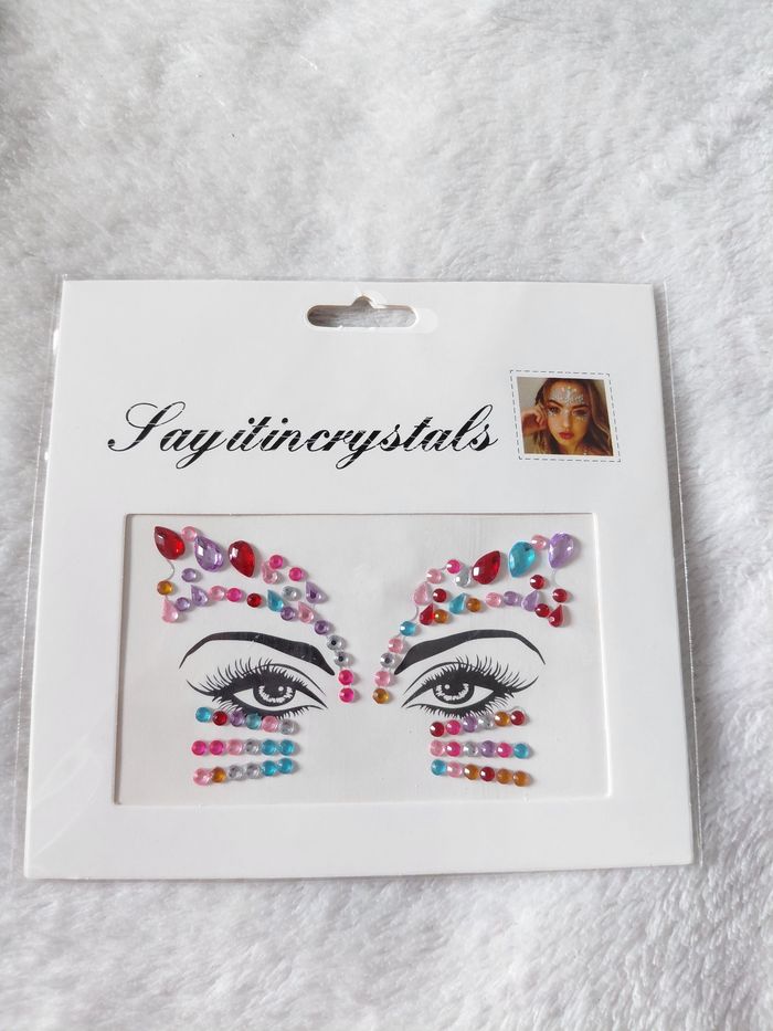 Autocollants bijoux a strass