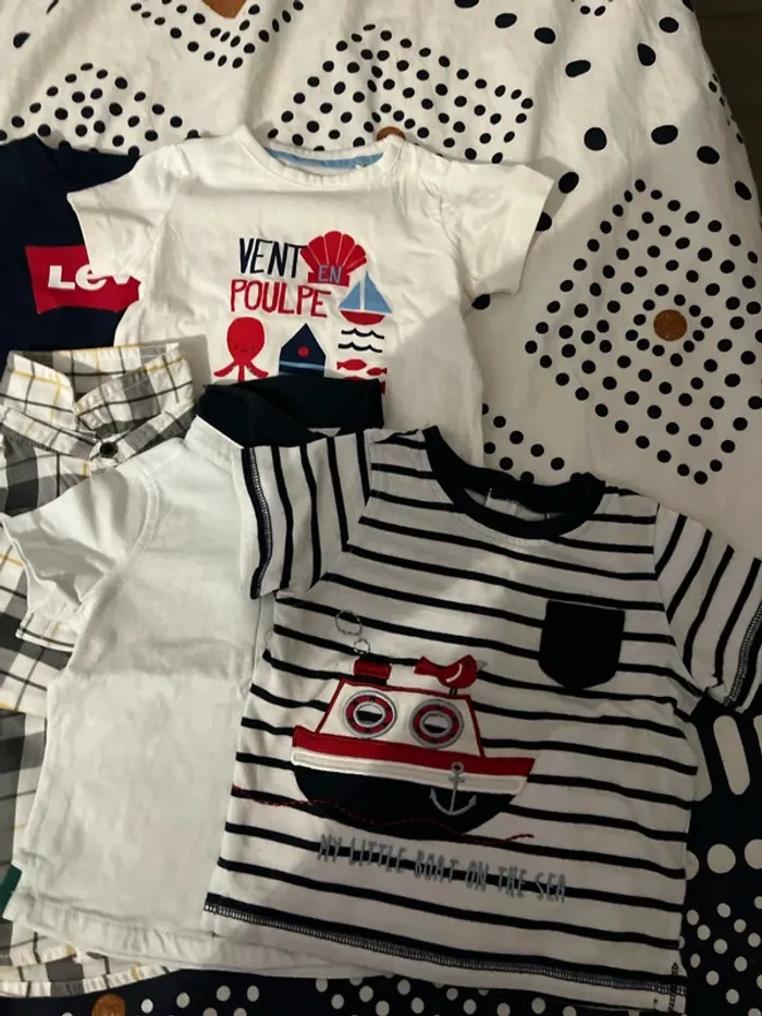 Lot 12 tee shirt 12 mois - photo numéro 4