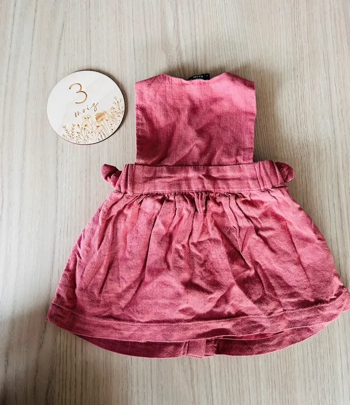 Robe vieux rose fille - photo numéro 2