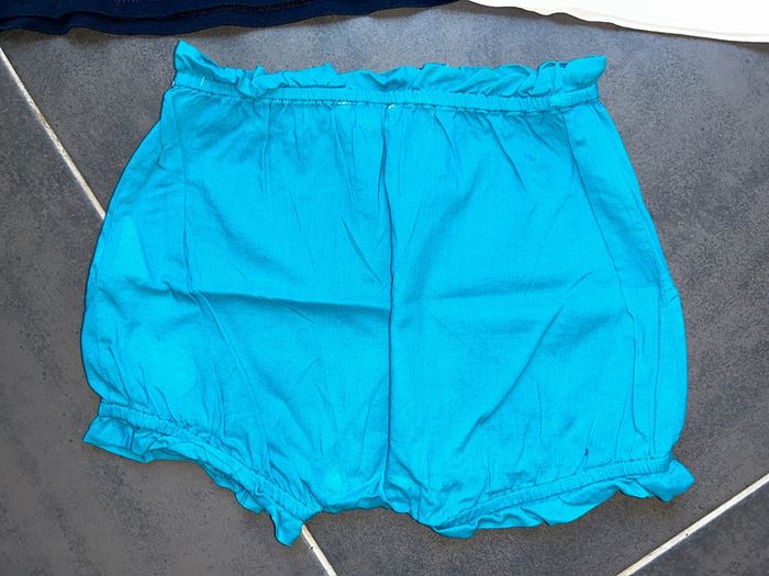 Lot de 2 t-shirts et short bébé fille Kiabi dpam - photo numéro 11