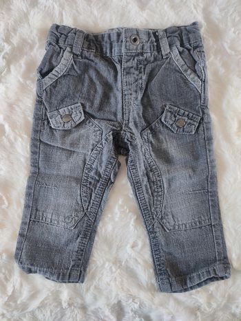 Jeans gris kimbaloo taille 6 mois