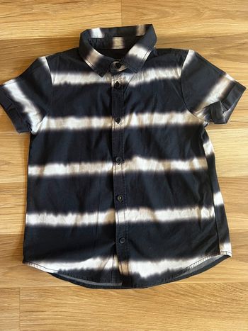 Chemise kiabi 4 ans bleu blanche rayures