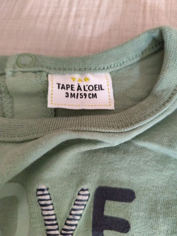 Tee-shirt TAO 3M/59cm - photo numéro 5