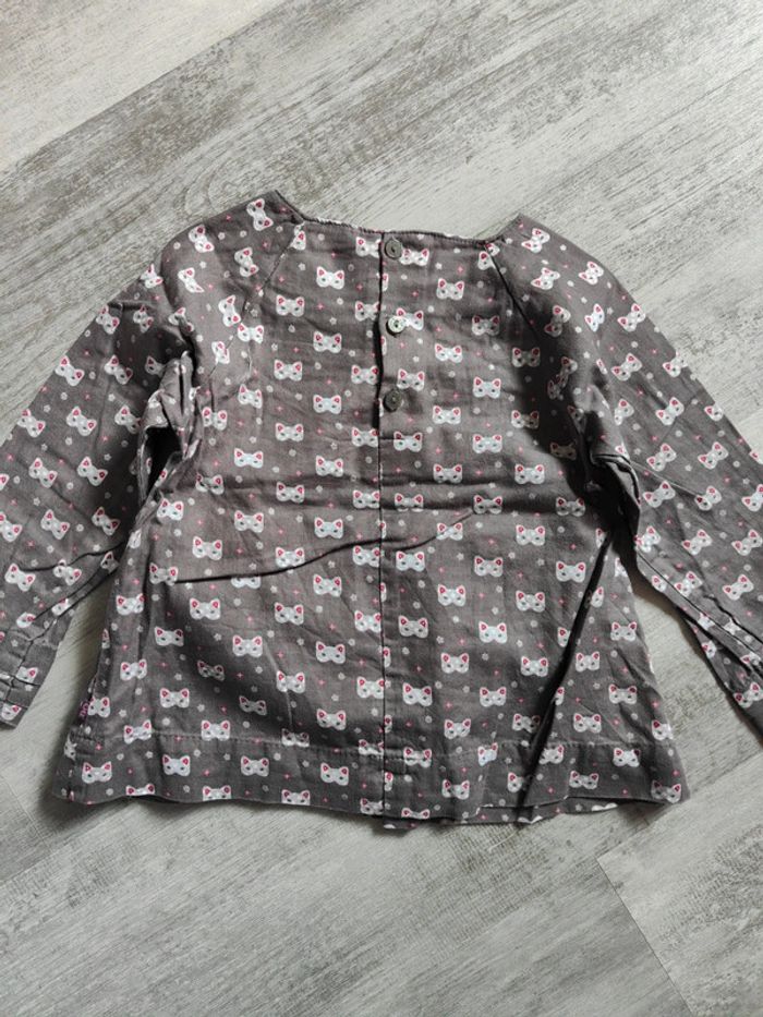 Blouse imprimée ml 🐱 24m - photo numéro 5