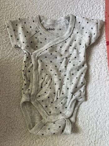 Body bébé étoiles gémo