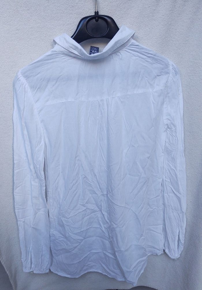 Blouse blanche Zara Kids - 7-8 ans - photo numéro 2