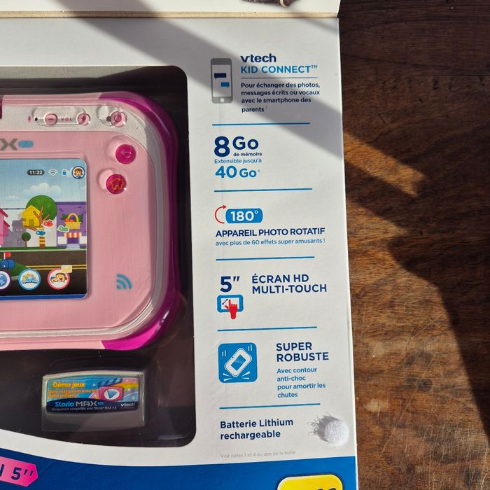 Storio Max 2.0 Rose, Tablette console enfants tactile, éducative, 5 pouces, WiFi - photo numéro 2
