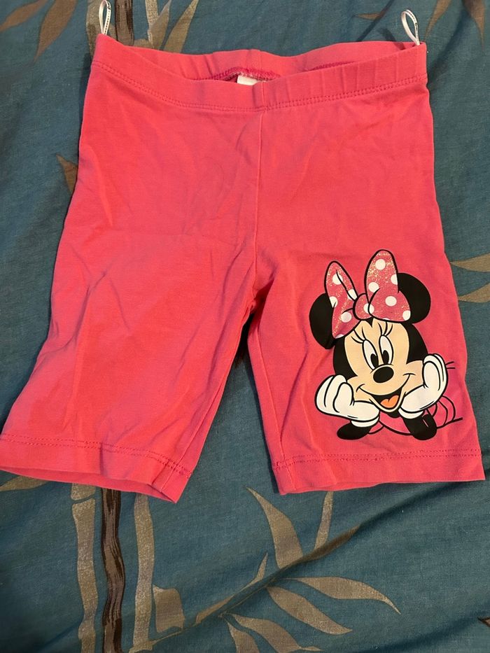 Short Minnie mousse rose Disney 5 ans
