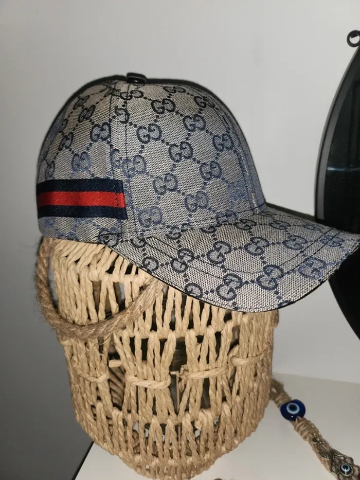 Casquette fasshion gris bleu - photo numéro 2