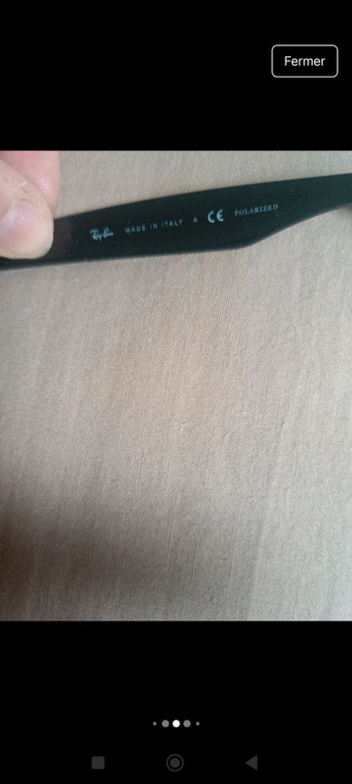 Lunettes soleil Ray-ban neuves avec étui original - photo numéro 8