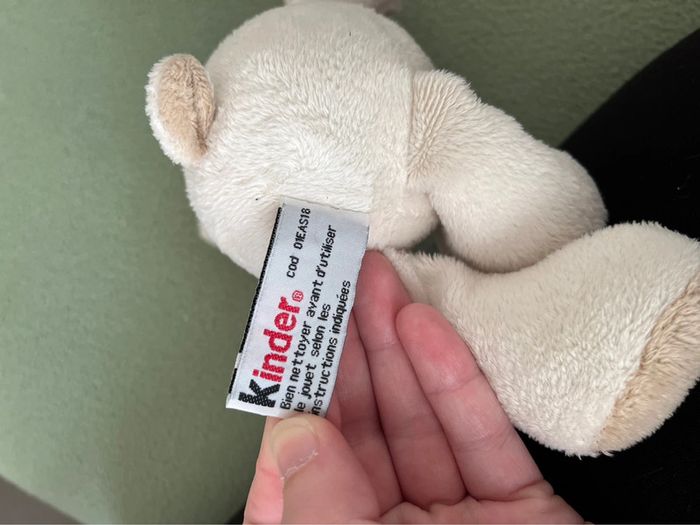 Peluche kinder - photo numéro 2