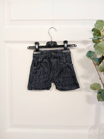 Short bébé garçon KNT SO BAD – 3 mois – Bleu foncé été