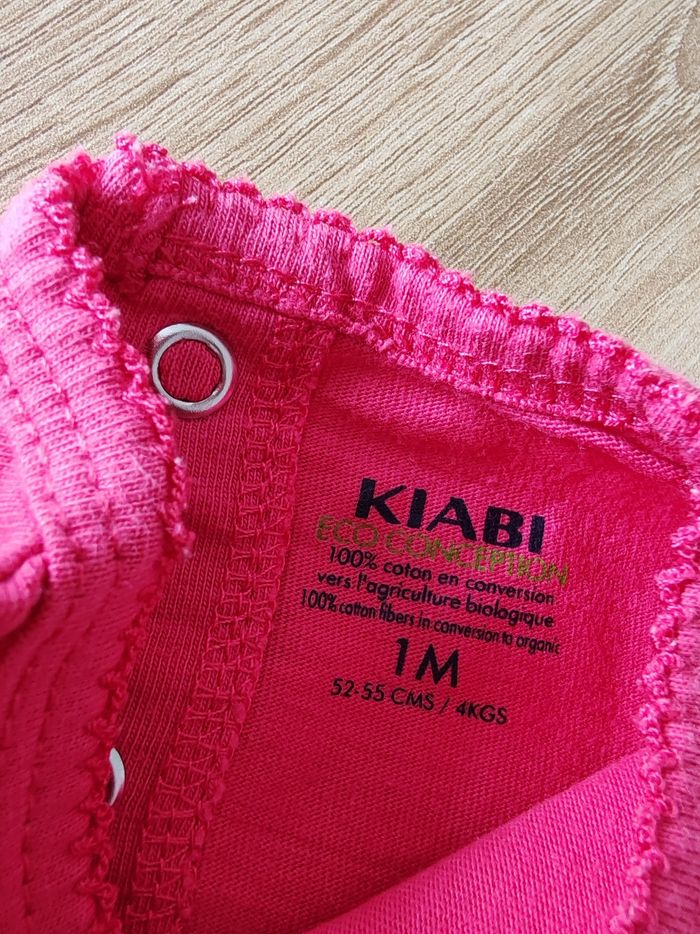 Lot pyjama léger 1 pièce Kiabi 1 mois - photo numéro 9
