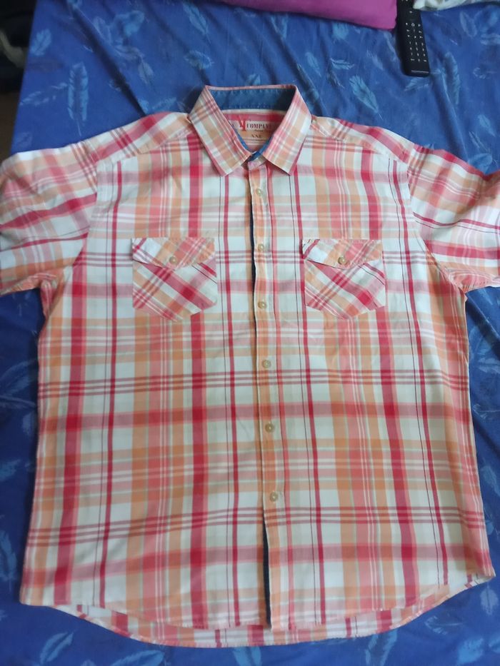 Chemise à manches courtes taille xxl marque at compagny - photo numéro 2