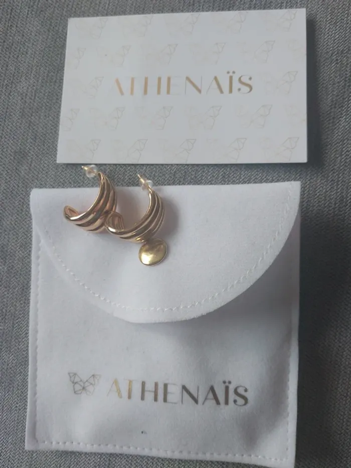 Boucle d'oreille athenais - photo numéro 2