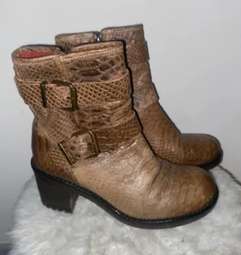 Bottines marron