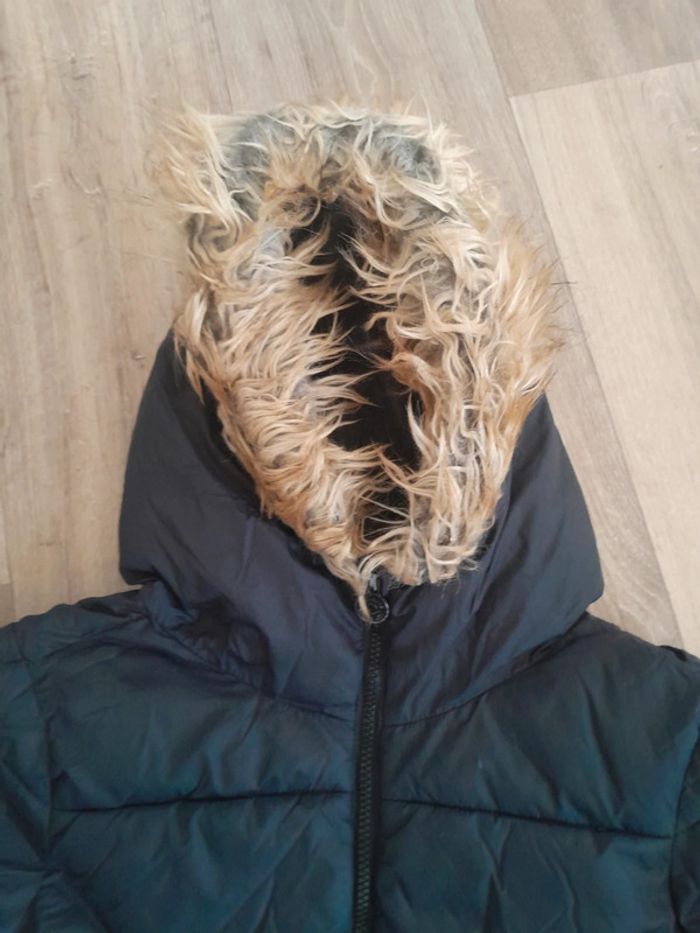 Doudoune capuche fausse fourrure taille 12 ans 🌺 - photo numéro 2