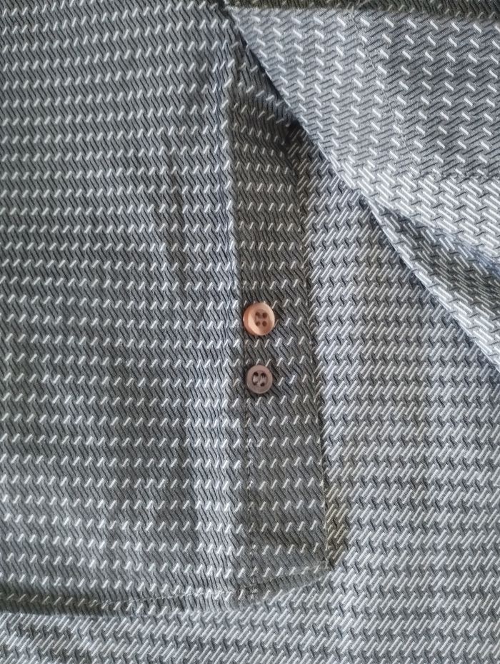 Chemise Zara homme gris anthracite à motif taille 44 - photo numéro 4