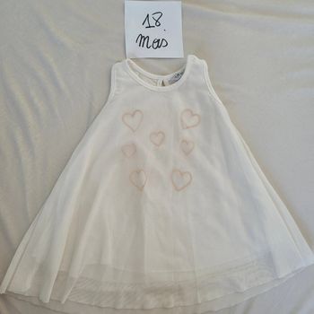 Robe avec doublure en voile 18 mois