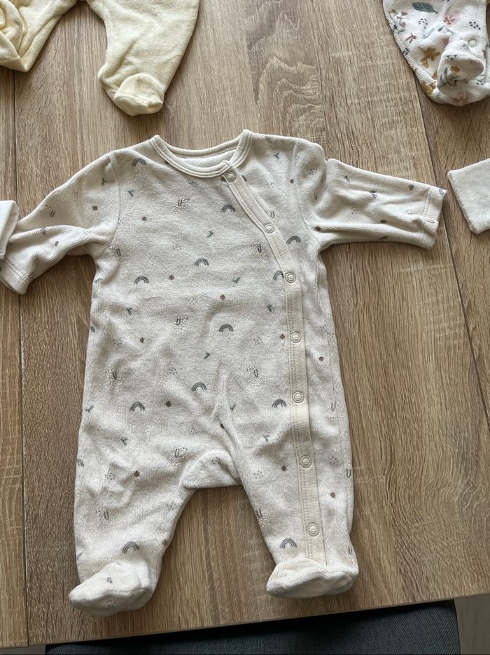 Lot de 6 pyjama bébé fille 1 mois - photo numéro 4