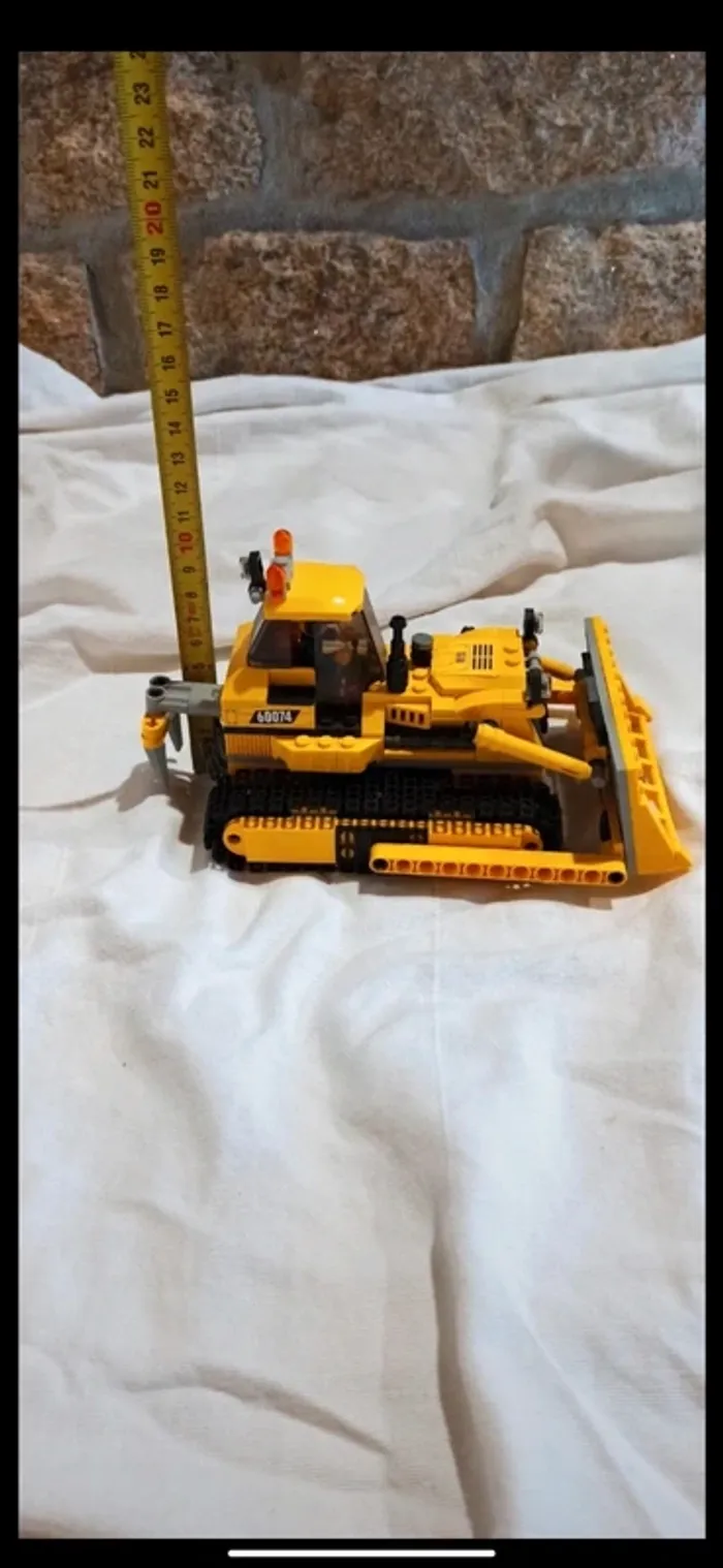 Engin véhicule bulldozer lego - photo numéro 5