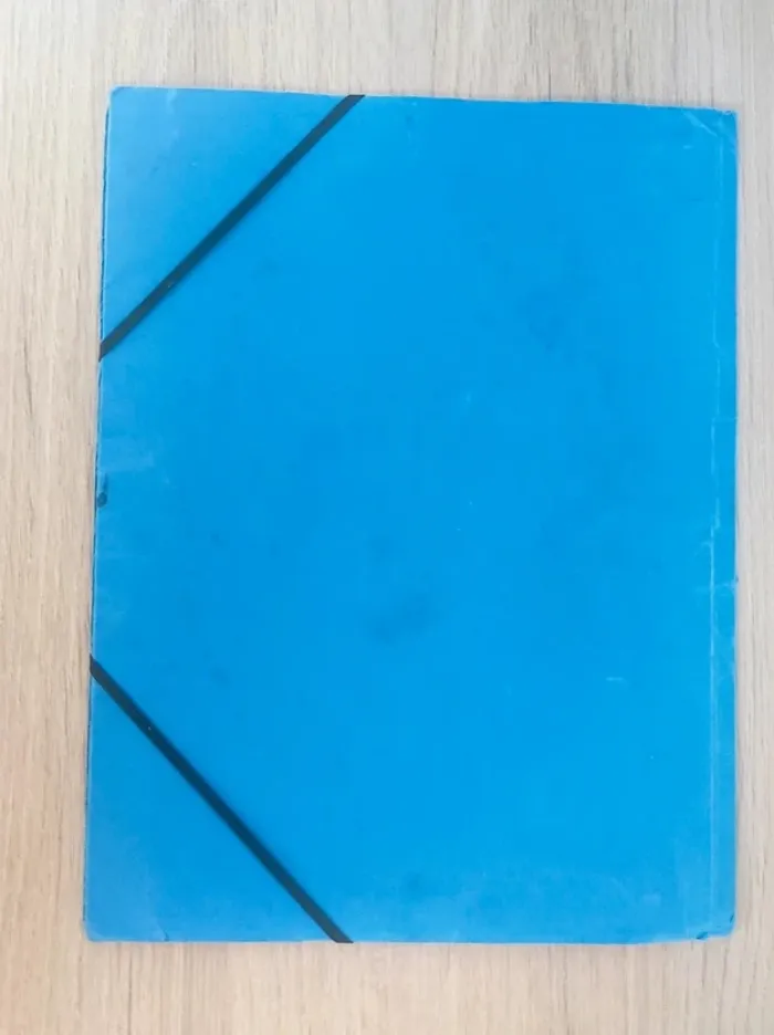 Lot 2 chemises carton rouge bleu 3 rabats / Avery - A4 - photo numéro 3