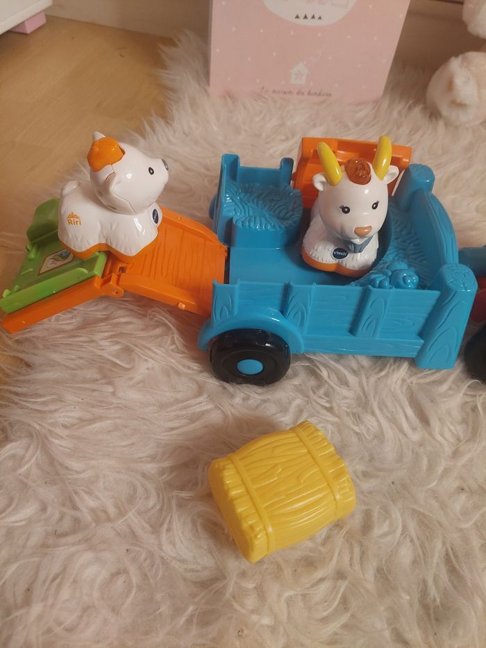 Tut Tut Animo - Mon Super Tracteur à remorque VTech (+ Babette, la biquette à devinettes)TBE 🚜 - photo numéro 5