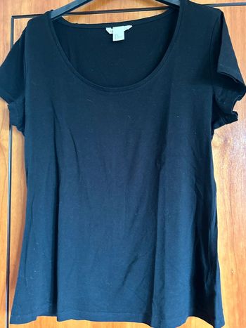 T-shirt noir 40 H&M