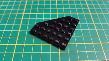 Angle corner noir 6X6X45° 4106977 pièce détachée Lego #B35