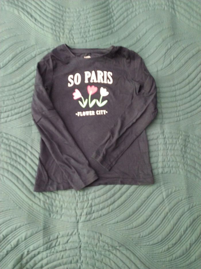 T-shirt bleu Kiabi 8 ans - photo numéro 5
