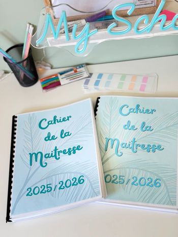Cahier Enseignant(e) rentrée 2025 /2026 Format PDF