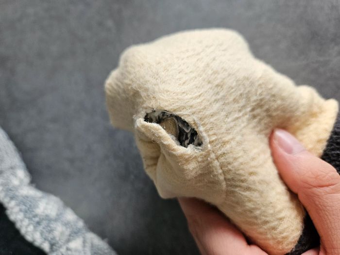 Gants thermique d'hiver en tricot nordique doublés polaire - Thinsulate - Taille Unique - Gris - photo numéro 7