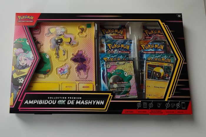 Coffret pokémon ampibidou ex de mashynn