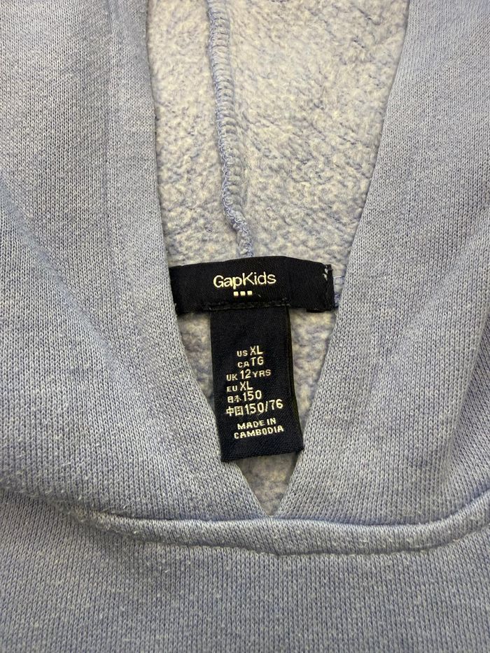 Sweat à capuche GAP Kids -Bleu Ciel-12 ans