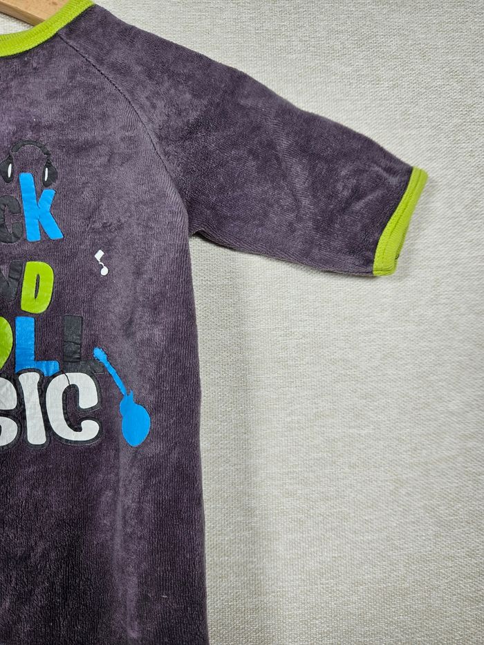 Pyjama velours kitchoun 3 mois 60 cm - photo numéro 4