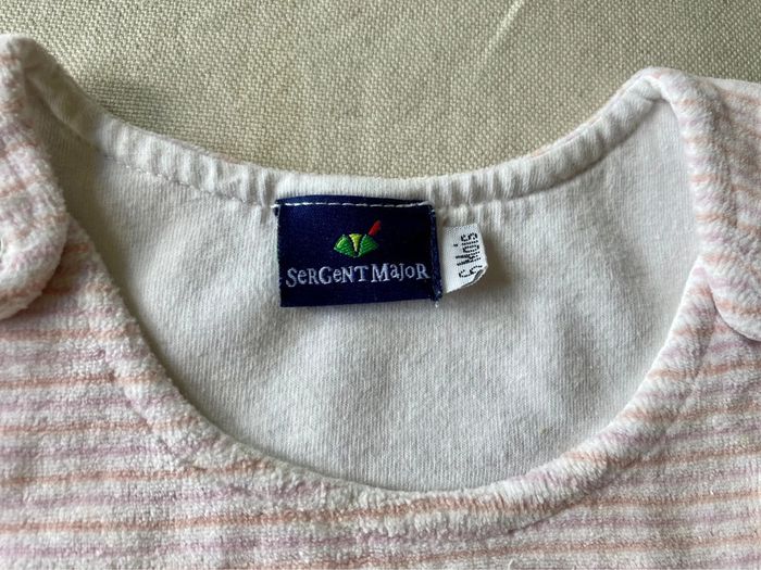 Combinaison velours Sergent Major 6 mois - photo numéro 3