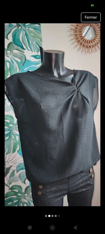 Blouse transparente taille S/M