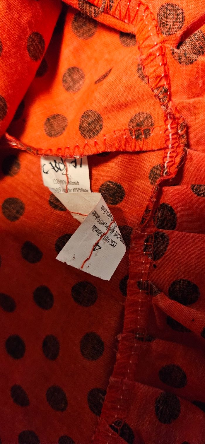 Déguisement fille, robe de flamenko + pince àcheveux, 4 ans - photo numéro 3