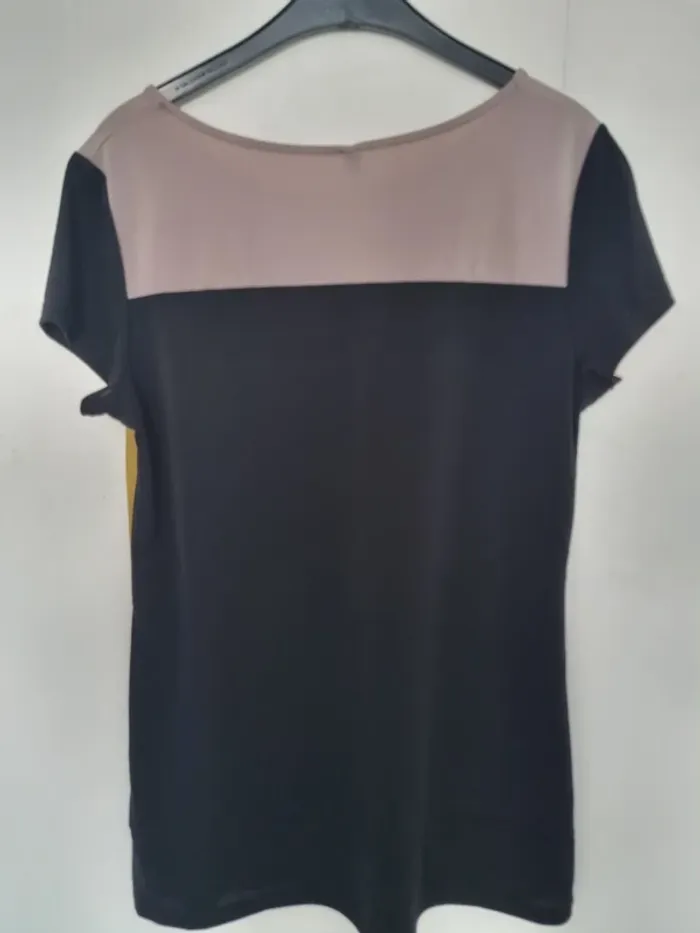 T-shirt long / blouse tricolore - photo numéro 2