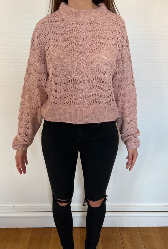 Pull d’hiver Urban Outfitters rose taille S - photo numéro 10
