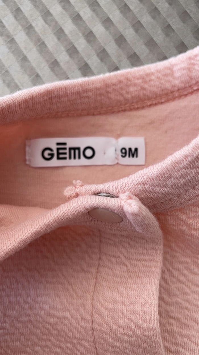 Veste rose mention Love 9 mois - photo numéro 3