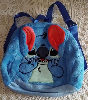 Sac à bandoulière Stitch bleu