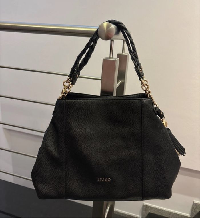 Sac à main Liu Jo M Satchel noir - photo numéro 2