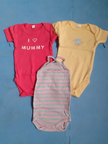 Lot de 3 body 3 mois