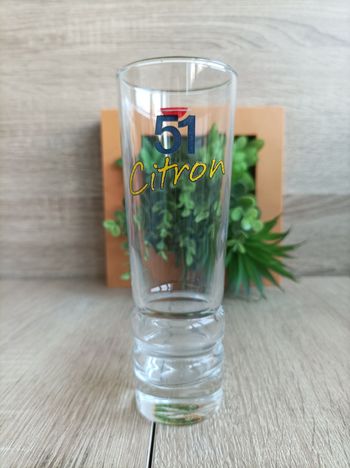 Verre pastis 51 citron