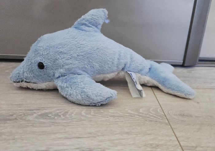 Dauphin bleu marineland en très bon etat 33cm