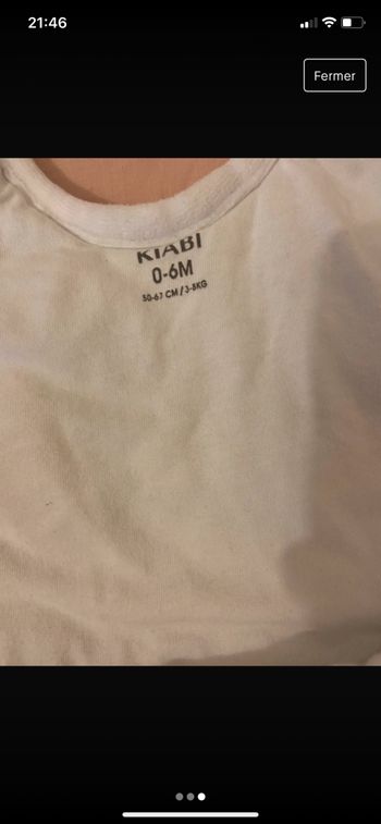 Haut manche longue kiabi