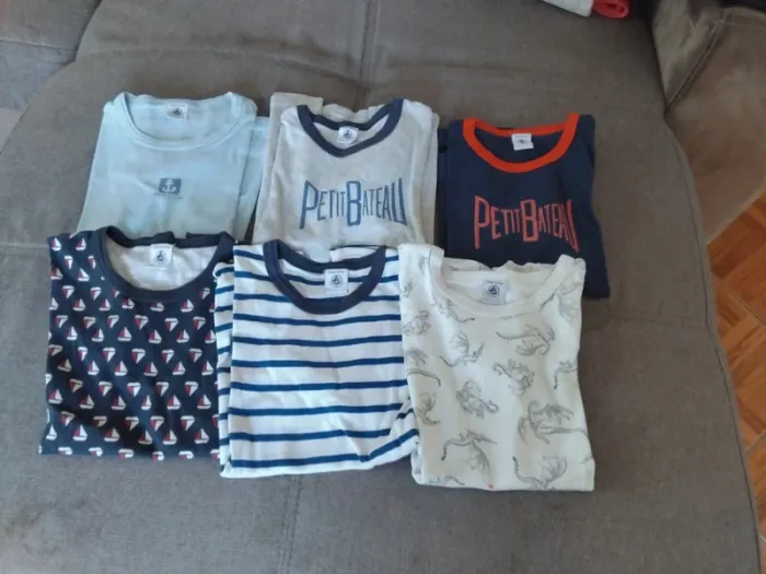Lot de 6 tricots de peau petit bateau t10ans - photo numéro 5