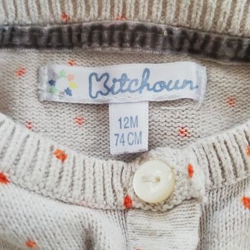 Gilet 12 mois kitchoun 12 mois